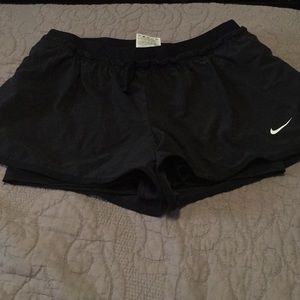 Nike black dri-fit workout shorts